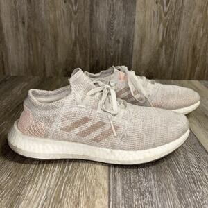 Adidas Women's US Size 7.5 Pureboost Go Cream Pink Running Sneaker Shoes G54519
